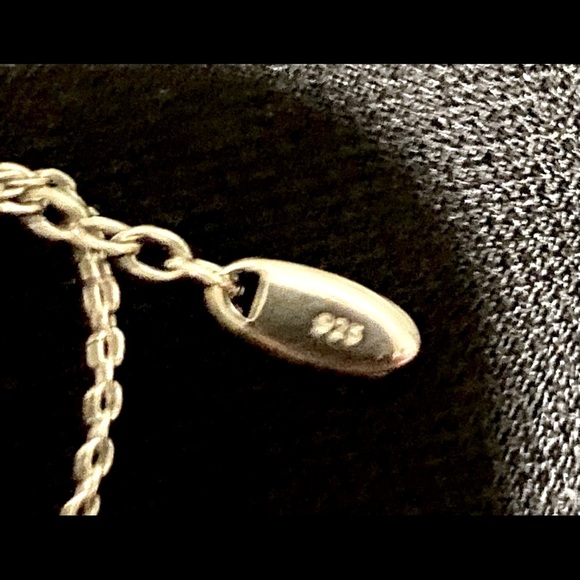 ❤️💯✅ 🆕925 STERLING SILVER TEARDROP CZ NECKLACE - Picture 4 of 5